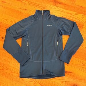 Patagonia Men's R1 Fleece Jacket in Blue (Size Small)